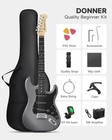 Donner Dst-80 Electric Guitar With Amp Bag Strap Tuner Solid Body Hss Pickup