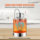 Alcohol Distiller 9gal Electric Heating Alcohol Water Still Whiskey Home