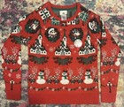 Disney Parks Light Up Ugly Christmas Sweater Mickey Minnie Holiday Castle