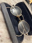 Antique Vintage Shuron Gold Filled Eyeglasses With Case Art Deco