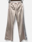 Palm Angels Kids Pale Pink Track Joggers With Black   White Side Stripes 14year