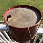 Antique Maine Military Marching Snare Drum Painted
