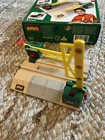 Brio Sweden Wooden Magnetic Action Gate Crossing 33750 Wood Train Railway System