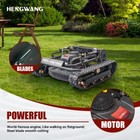 Hw608-90 Remote Control Lawn Mower 65   Climbing Adjustable Mowing Height Four-w