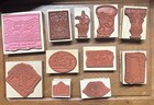 Lot Of 11 Vintage Rubber Stamps- Mary Engelbreit  All Night Media  Cynthia Hart