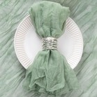 100 Pack Sage Green Cheesecloth Napkins Summer Cloth Napkins Set Of 100 Dinner