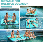 Inflatable Floating Dock Air Dock Platform Floating Island Raft With None-slip S