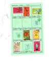 Barbados 13 Stamps On 3 Pages Vf Used 1920-76