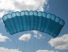 Super Raven I 181  Sq Ft Skydiving Parachute Reserve - Blue 7 Cell Mint Shape