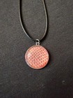 Brand New Handmade Snake Shed Skin Jewelry Red Necklaces Circle Black Cord