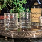 2 Vintage Mcm Durobar Glace Double Old Fashioned Whisky Alaska Drinking Glasses
