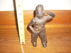 Antique Indian Chief Cast Iron Coin Bank 