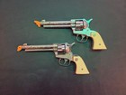 Vintage Nichols Stallion 38 Toy Cap Guns Revolving Cylinder Lot Of 2