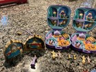 Vintage Disney Aladdin Tiny Collection Playcase Polly Pocket Lot 1990s Excellent