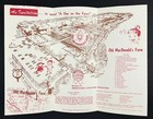 1960s Butler Pa Old Macdonald Farm Family Visit  Map Vintage Travel Brochure