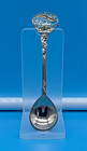 Vintage Cuba Collectible Spoon Souvenir Enamel Map Outline Ocean Sailboat