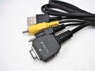 95 new Genuine Vmc-md1 Usb A v Cable For Sony Dsc-w50 W55 W80 W90 W100 W300 T10
