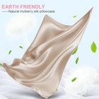 Mulberry Silk Pillow Cases Standard Size With Hidden Zipper  Ultra Smooth And 