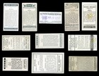 Borzoi - Russian Wolfhound Dog Vintage Cigarette   Trade Cards X 11 All Original