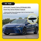 Black Exterior Door Handle Cover Protector For 2018-2025 Toyota Camry 1-5set