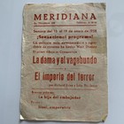 Vintage Disney Spanish Movie Theatre Flyer 1957 Lady And The Tramp Rare Film