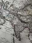 Asia Continent Arabia China Japan India 1870 Berghaus Nice Detailed Stieler Map