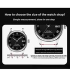 Quality Soft Quick Release Genuine Leather Watch Straps Stitched Wristband 20 22