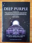 Jon Lord Signed Autographed Programm Deep Purple Original Rock Great Rare