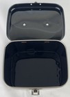 Sanrio Badtz Maru Hana Tin Trinket Box 1996 3 5x3 5x4 5 Black Silver Cute