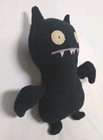 Vintage 8  Black Ugly Doll Ice Bat Plush   little Uglys    2002 