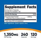 Nutricost Fenugreek 675mg - 240 Caps  Gluten Free  Non-gmo