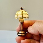 1 12 Scale Dollhouse Miniature Led Lamp     Functional Lighting Accessory