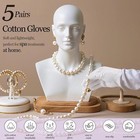 Cotton Gloves For Dry Hands Sleeping  Soft Moisturizing Eczema Gloves Overnight