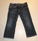 Girls Size 14 Miss Me Capri Embellished Cotton elastane Denim Capri