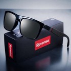 Fashion Square Vintage Polarized Sunglasses Men Women Retro Driving Fishing Sun 