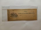 Rare Vintage 1826 Signed Cashier   s Check Catskill Ny Beautiful Vignette      Art