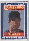 1987 Burger King All-pro Complete Panel Ron Darling Steve Garvey  5-6 M5x