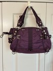 New With Tags George Gina   Lucy Burgundy Principessa Purse W dust Bag