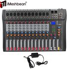 Pro Power Mixer 12 Channel Audio Mixing Console 16 Dsp  W usb 110-220v Bluetooth