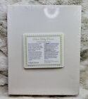 Babys First Year Silver Photo Frame  Vintage Newborn Gift  Infant Picture Holder