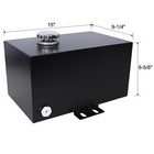5 Gallon 14 Gauge Steel Hydraulic Fluid Reservoir Tank With Breather Cap 
