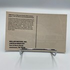 Vtg 1984 Mercury Grand Marquis Colony Park Station Wagon Car Dealer Card