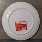 Coca-cola Santa Claus Christmas Seasons Greetings Plate 8  Ceramic Vintage