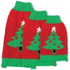 Warm Christmas Tree Sweater Dog Halloween Costume 14-23lb Size Medium Pet Cat