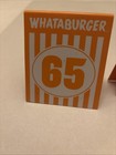 Whataburger Table Tent Number Lot Of 3 Includes 65  75  82
