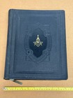 Vintage Holy Bible Masonic Ed  Cyclopedic Indexed 1942 Red Letter Edition Hertel