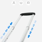 Backpack Trolley  4 Wheels Folding Compact Lightweight Luggage Cart  Alloy Steel