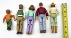 Lot 5 Fisher Price Loving Family Dollhouse Figures Mom Grandpa Cowgirl Brother
