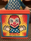 1971 Mattel Jack In The Music Box Sound Plays Slow  Broken Tab And Handle Read