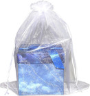 12x16 Inches Drawstring Organza Bags Sheer Large Pouches Wedding Favor Party Chr